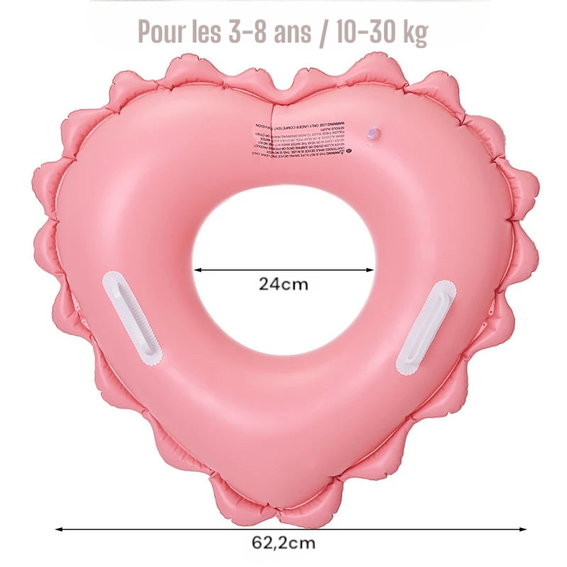 Bouée cœur pour bébé et enfants