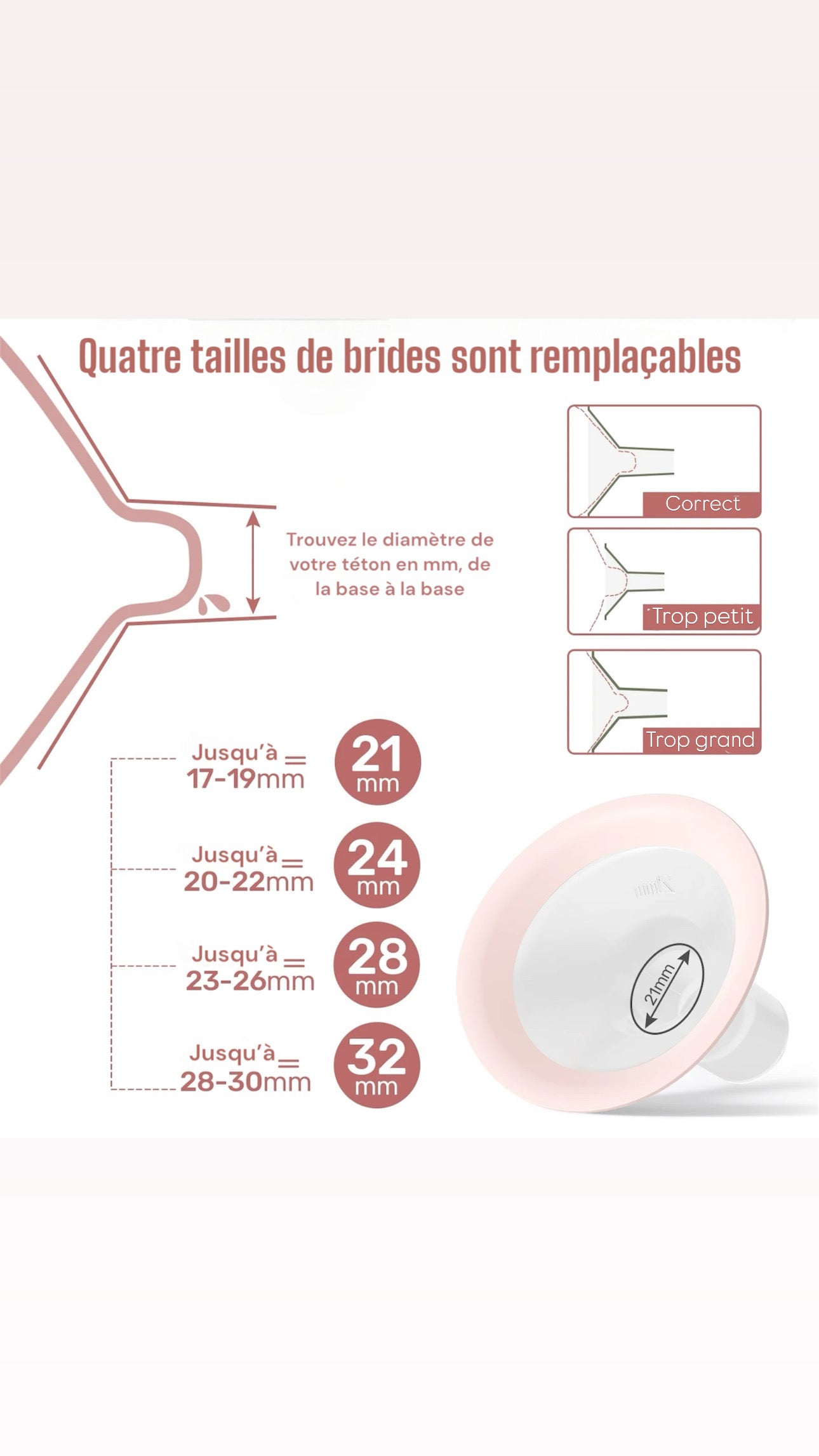 Tire-lait électrique double portable