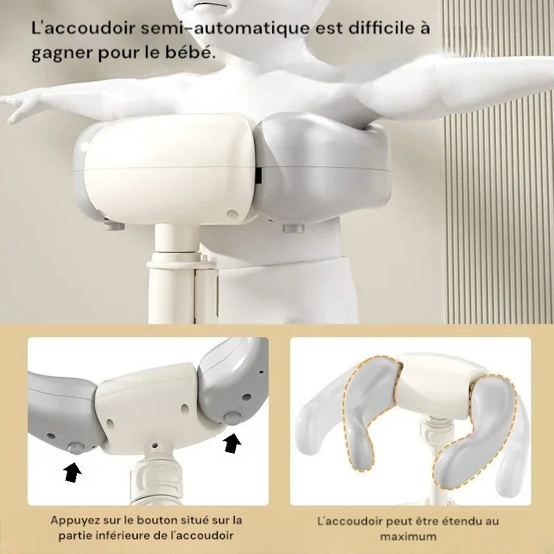 Support de douche réglable et antidérapant