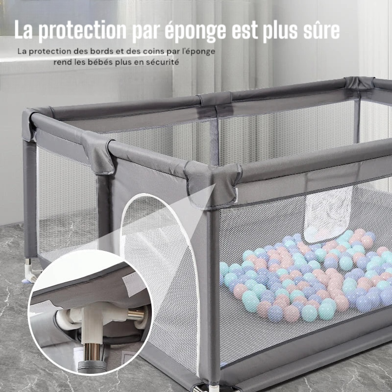 Barrière de sécurité pour aire de jeux
