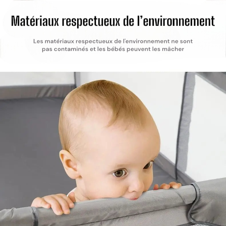 Barrière de sécurité pour aire de jeux