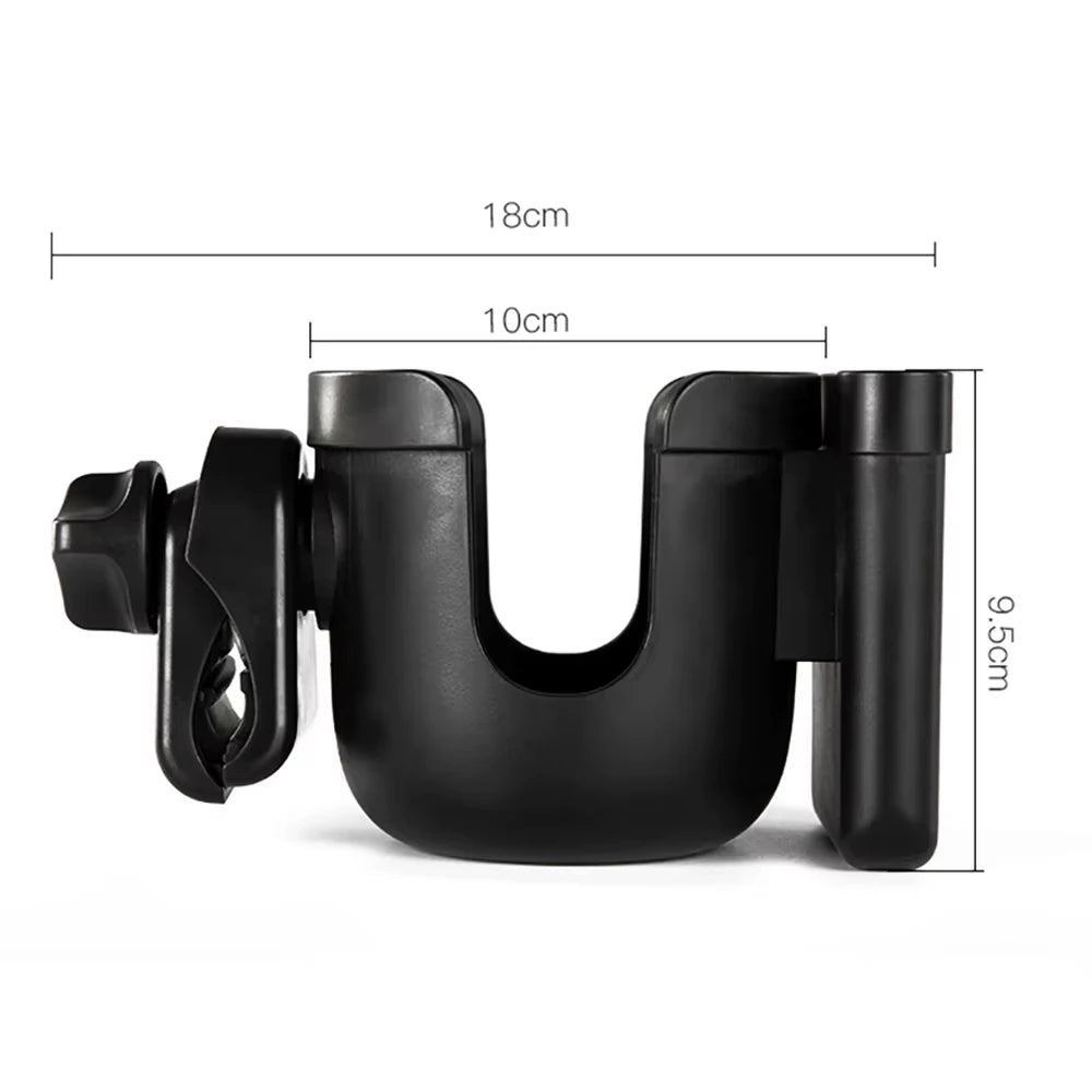 Porte-gobelets pour poussette antidérapants, support de téléphone