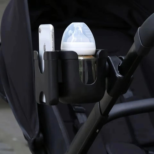 Porte-gobelets pour poussette antidérapants, support de téléphone