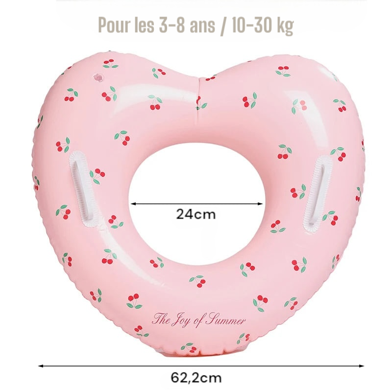 Bouée cœur pour bébé et enfants