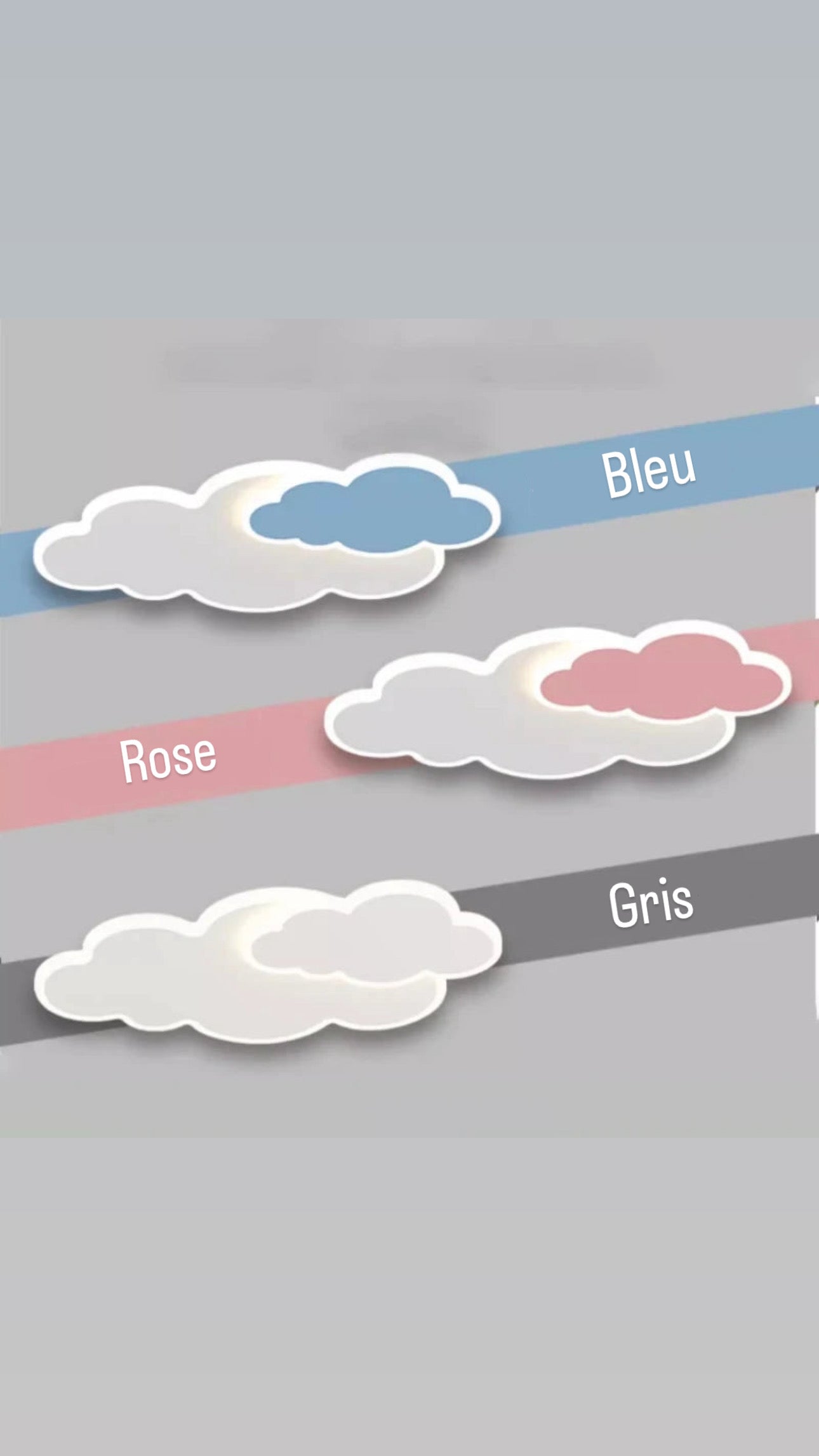 Plafonnier en forme de nuage