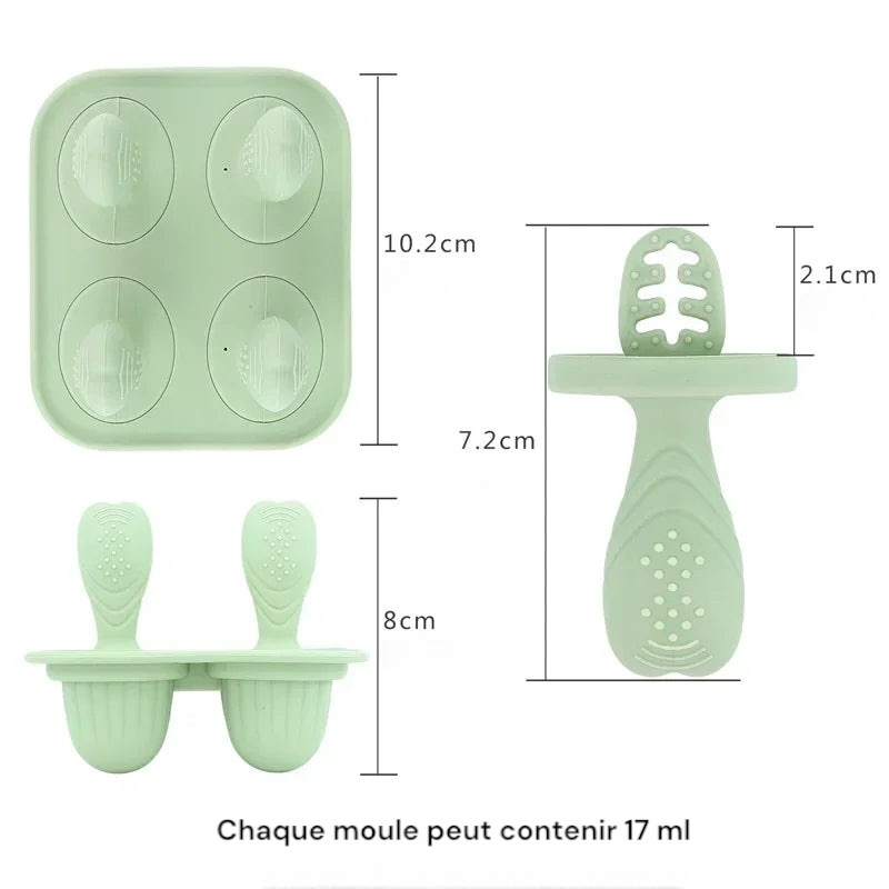 Moule à glaces en silicone