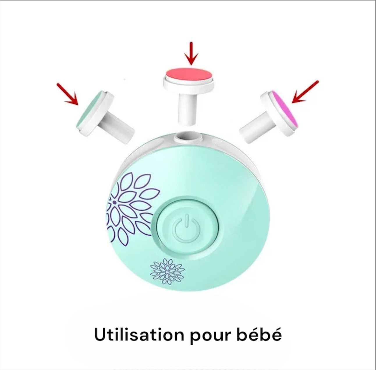 Cortauñas eléctrico para bebés