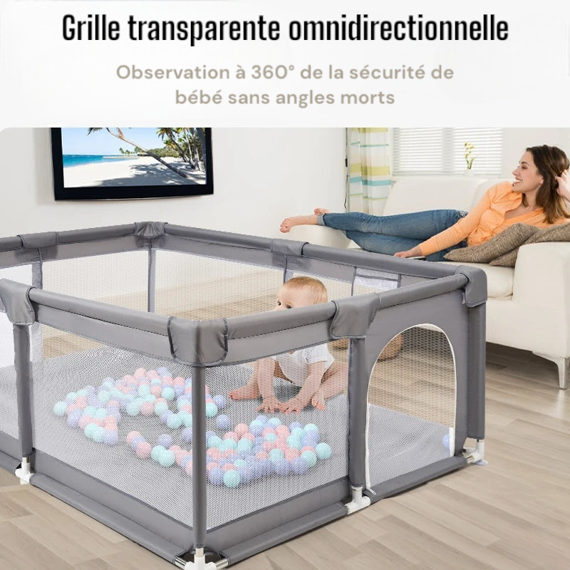 Barrière de sécurité pour aire de jeux