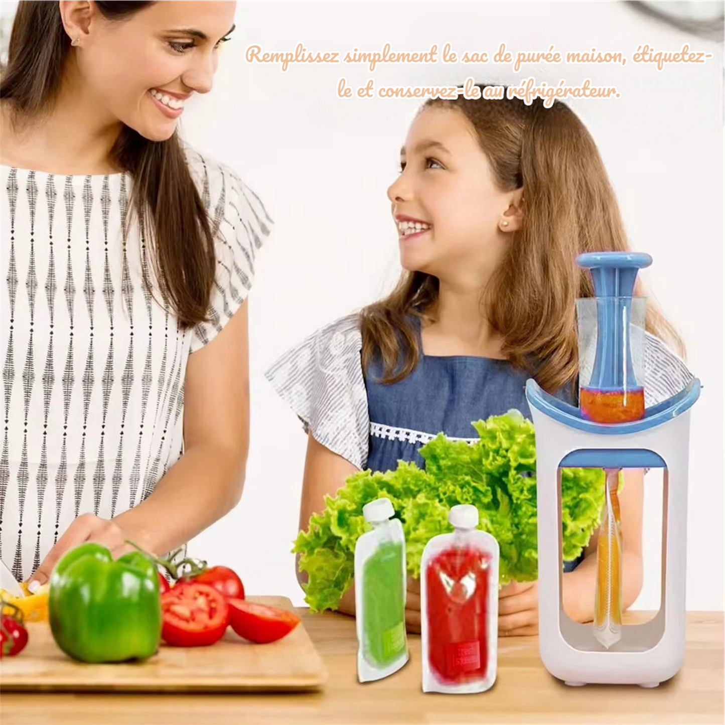 Station de remplissage de compote de fruits