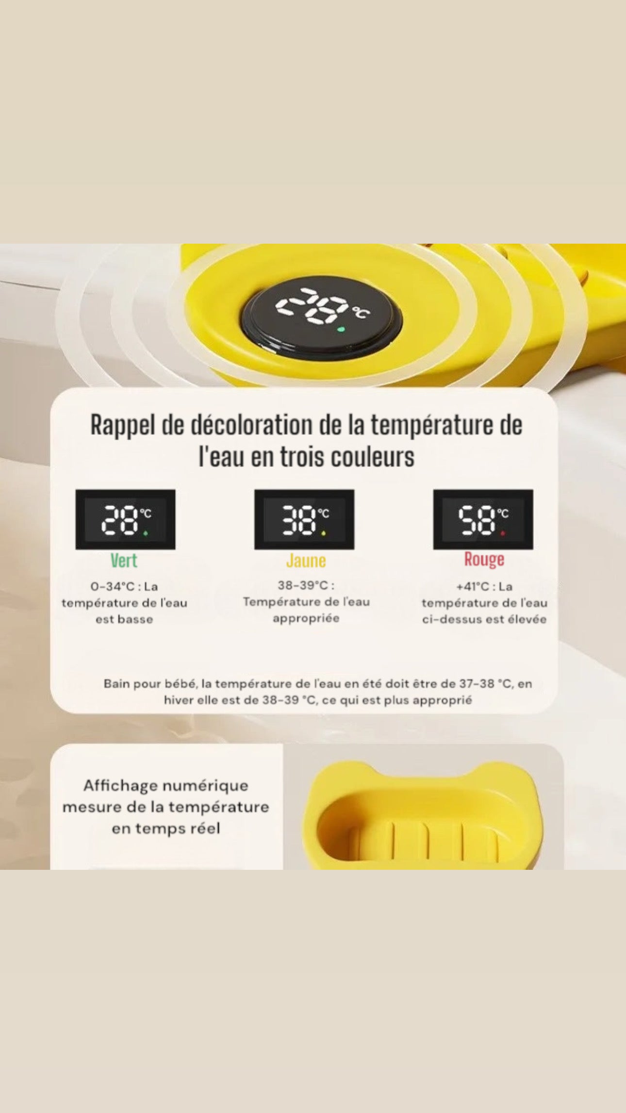 Baignoire pour nouveau-né