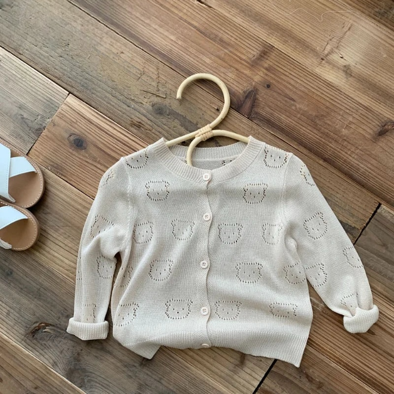 Cardigan d'été tricoté