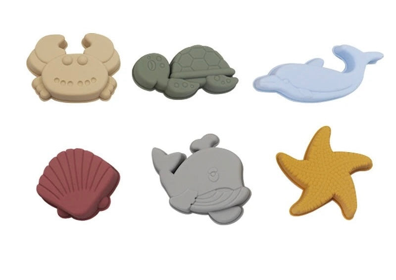 Jouets de plage en silicone