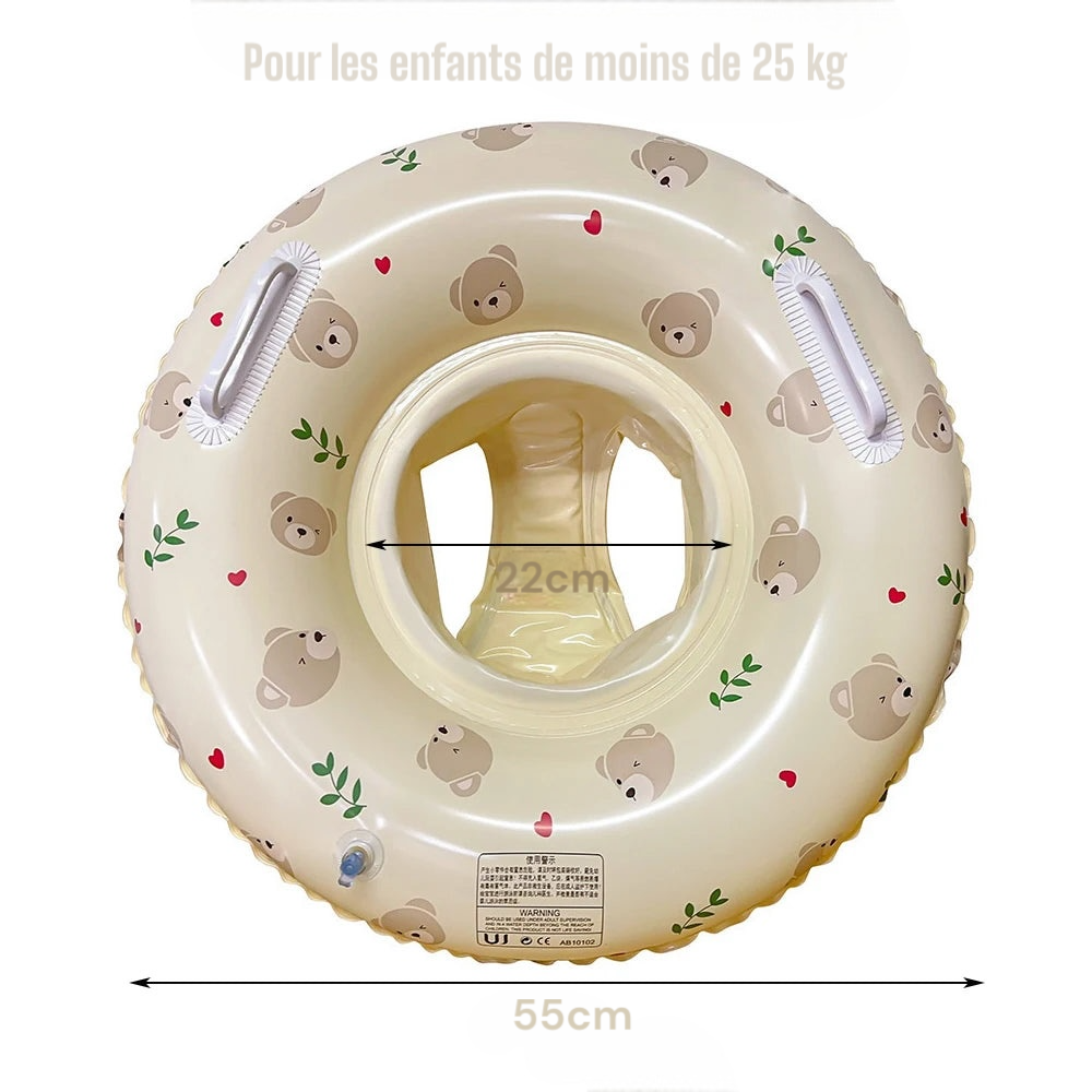 Bouée gonflable avec pare-soleil