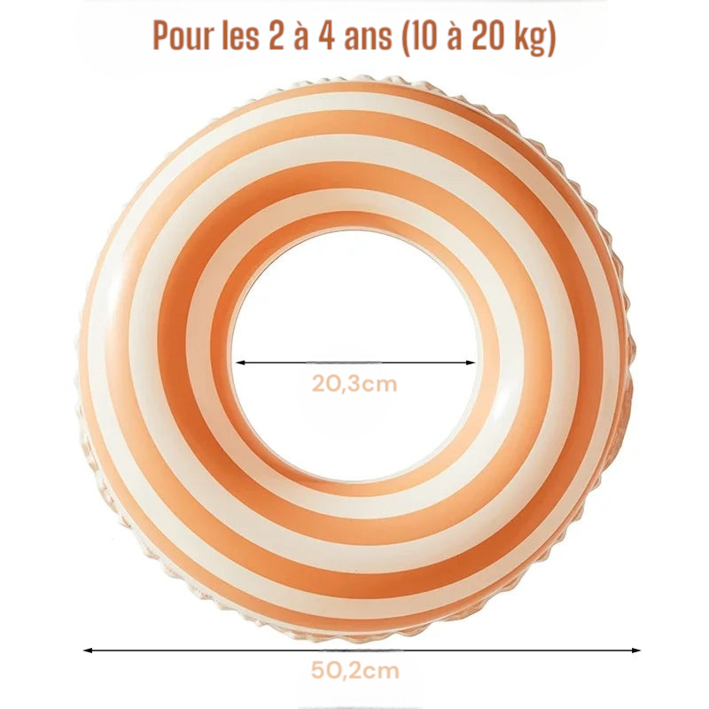 Bouée gonflable avec pare-soleil