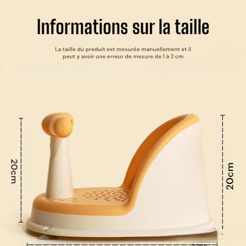 Siège de douche pour enfants