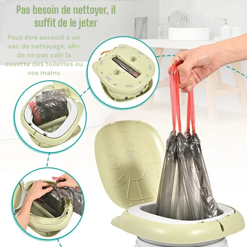 Pot portable pliable