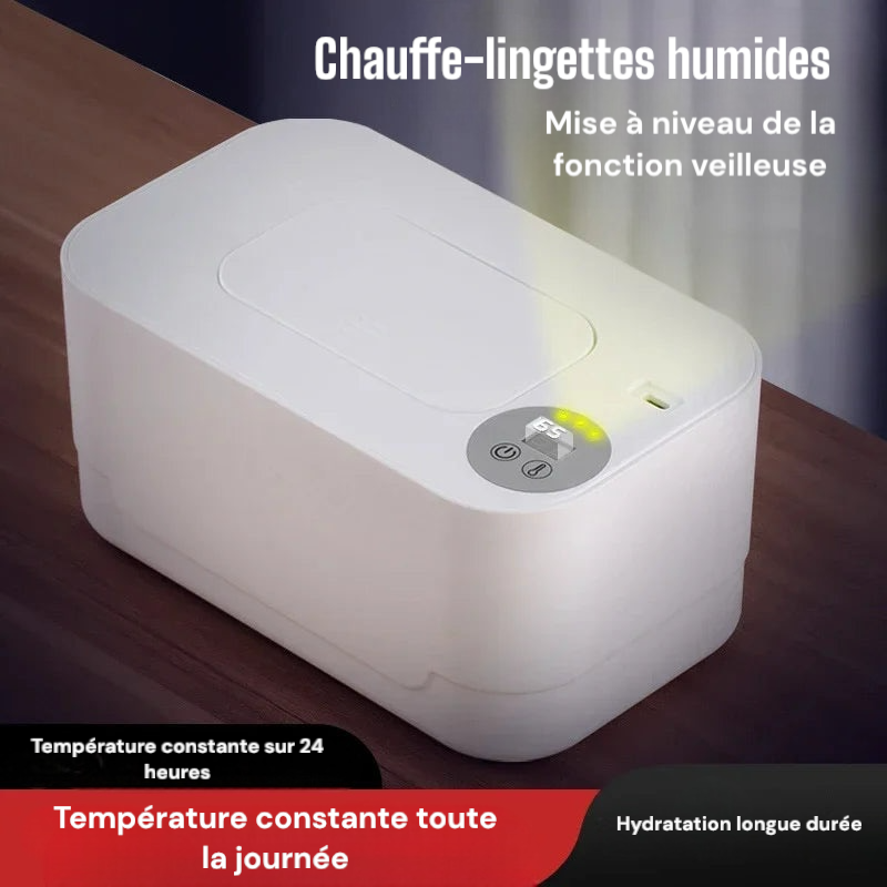 Chauffe-lingettes avec affichage LED