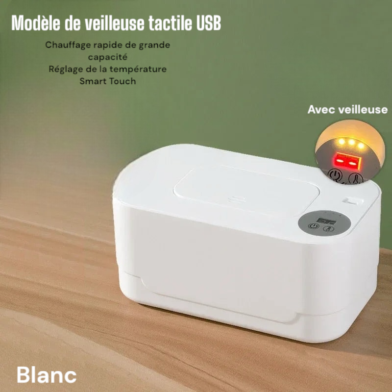 Chauffe-lingettes avec affichage LED