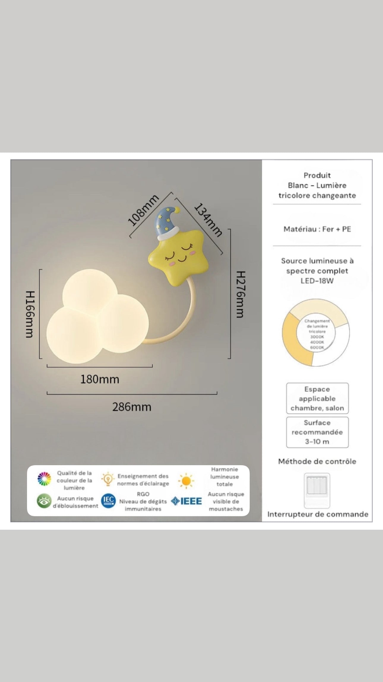 Lampe de chevet pour enfant