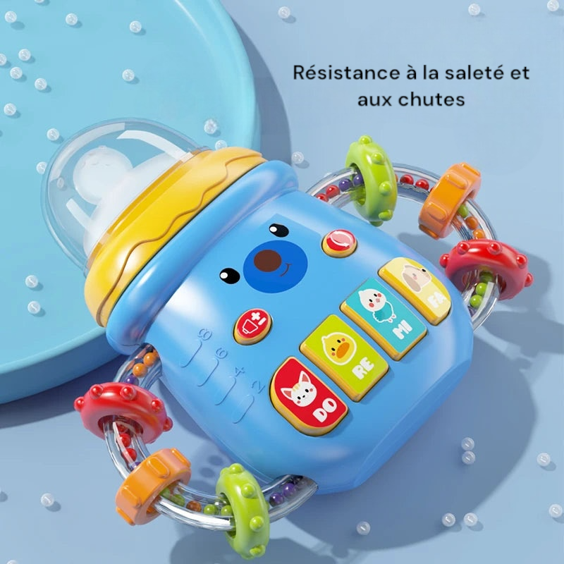 Hochet musical, voix apaisante