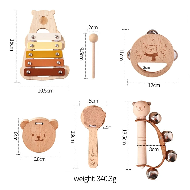 Jouets Montessori en bois pour enfants