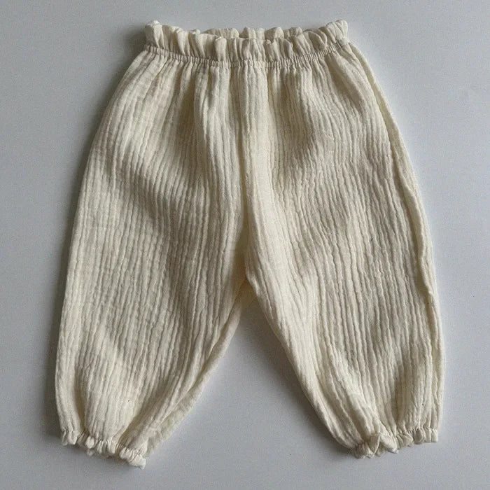 Pantalons bébé en coton bio