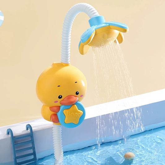 Jouet avec jet d'eau caneton