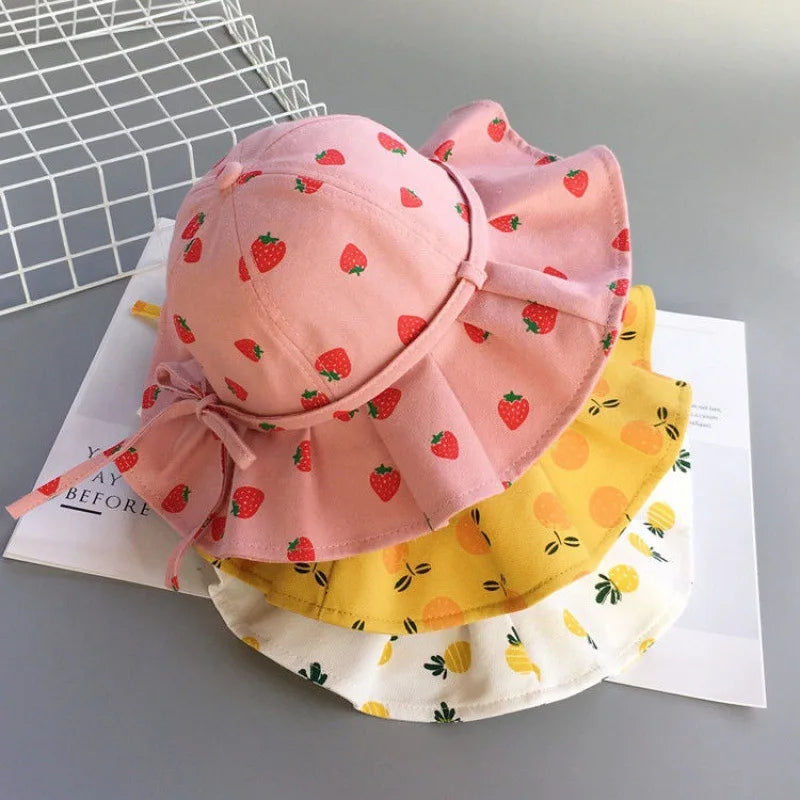 Chapeau d'été fruits en coton