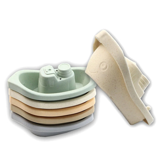 Lot de 5 bateau empilable de bain pour bébé