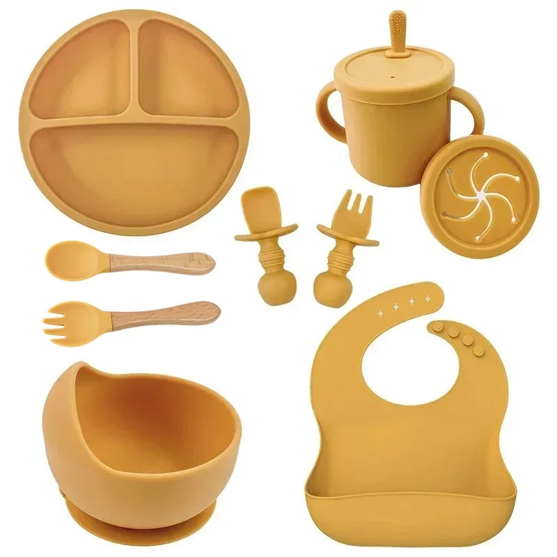 Ensemble de vaisselle en silicone