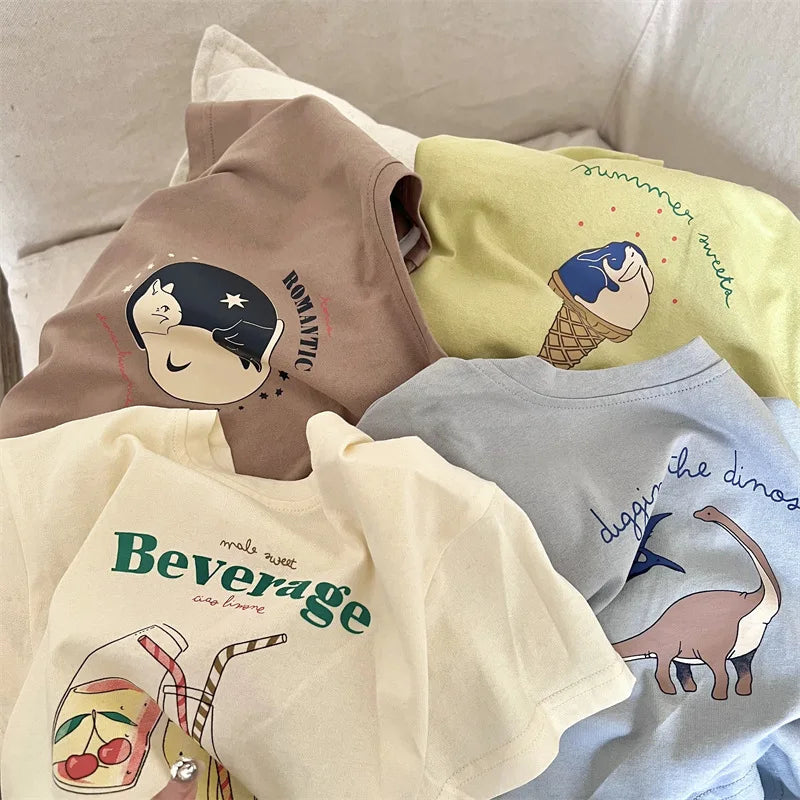 T-shirt à manches courtes et col rond