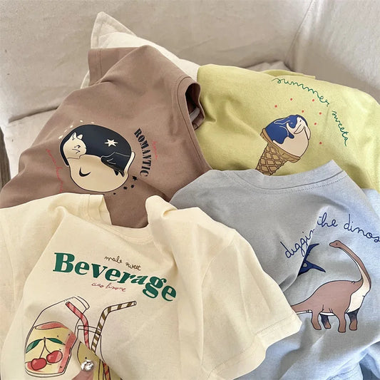 T-shirt à manches courtes et col rond