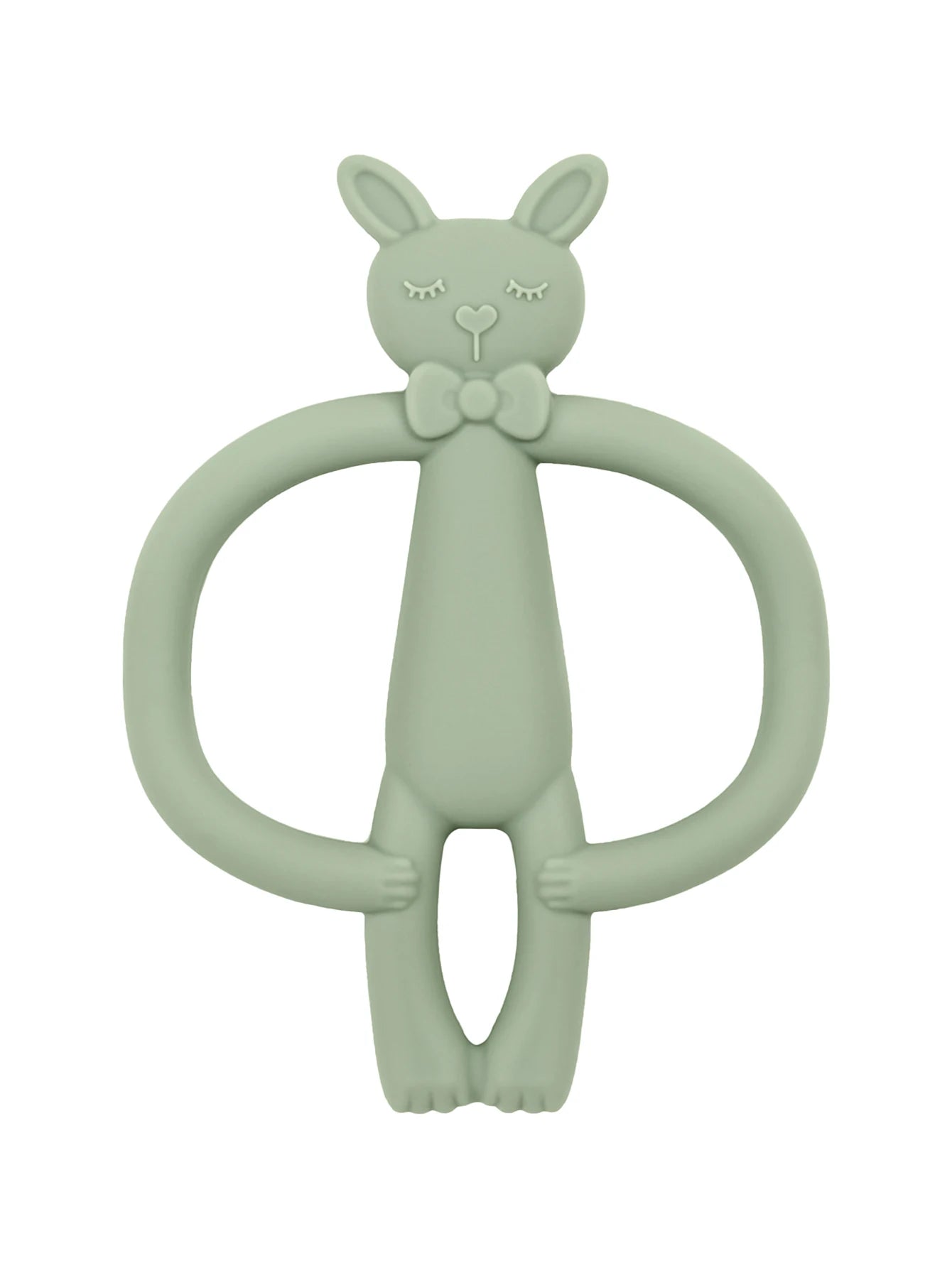 Anneau de dentition en silicone motif lapin