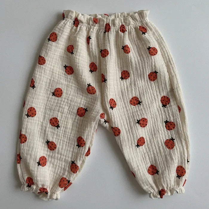 Pantalons bébé en coton bio