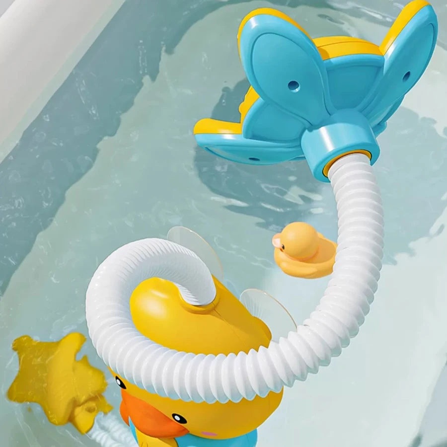 Jouet avec jet d'eau caneton