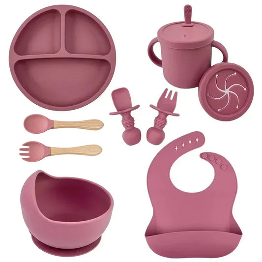 Ensemble de vaisselle en silicone
