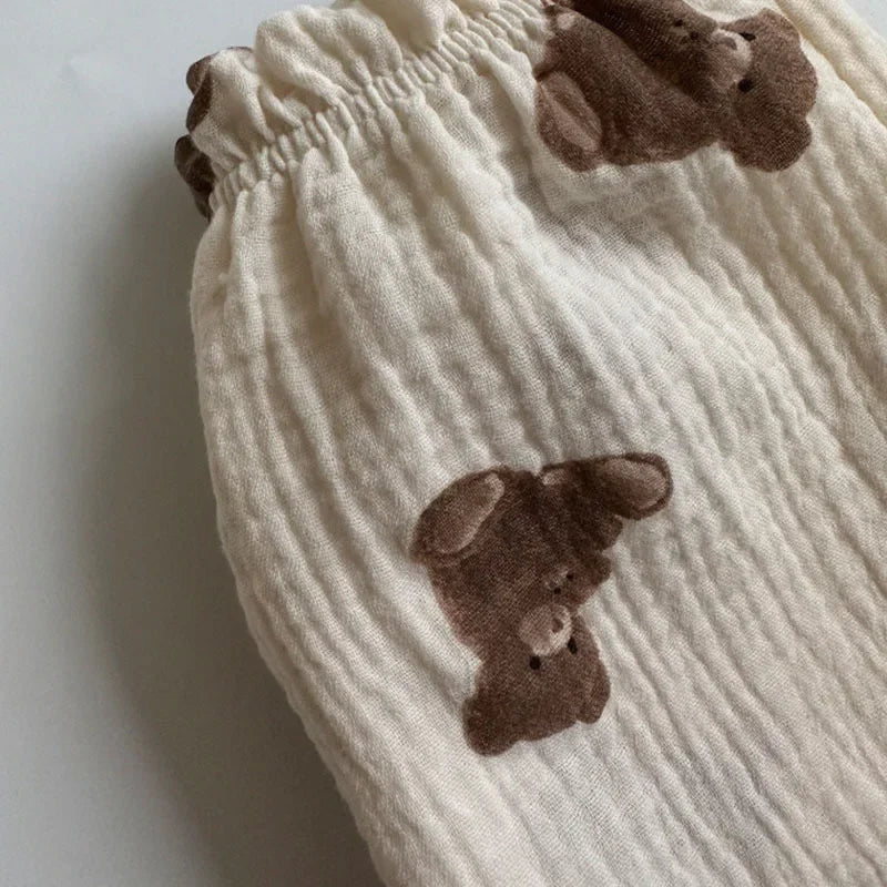 Pantalons bébé en coton bio