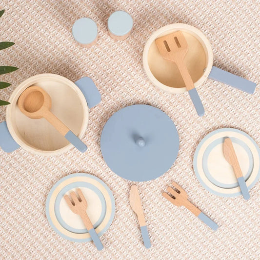 Mini jouets de cuisine en bois