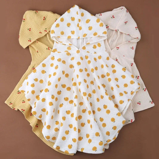 Serviette à capuche pour bébé
