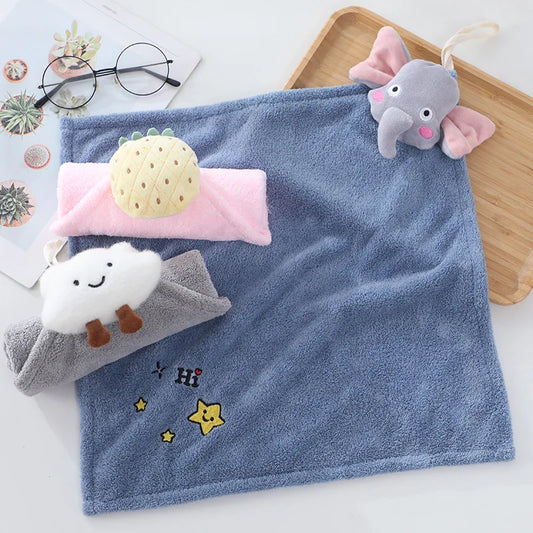 Serviette sèche-mains épaisse et douce en microfibre