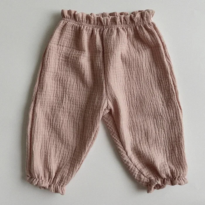 Pantalons bébé en coton bio