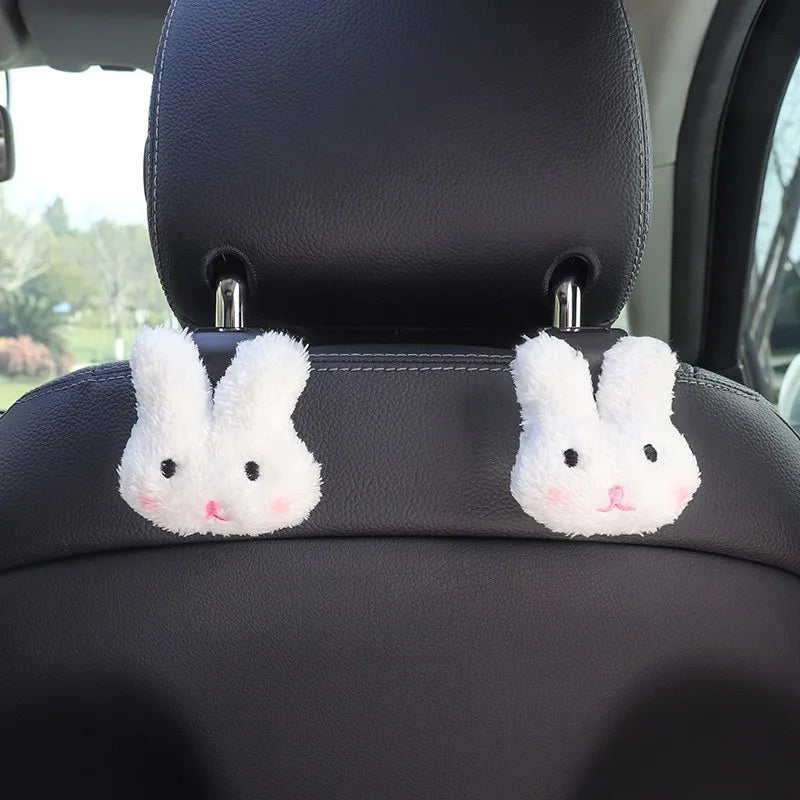 Lot de 2 crochets de rangement pour dossier de siège de voiture motif oursons