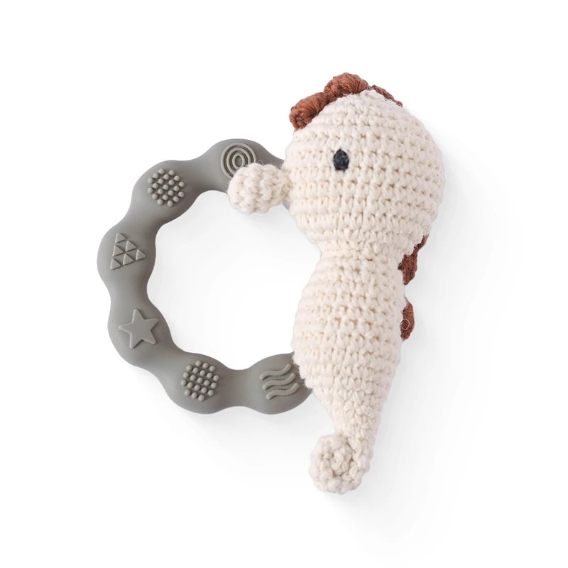 Hochet musical / anneau de dentition en silicone