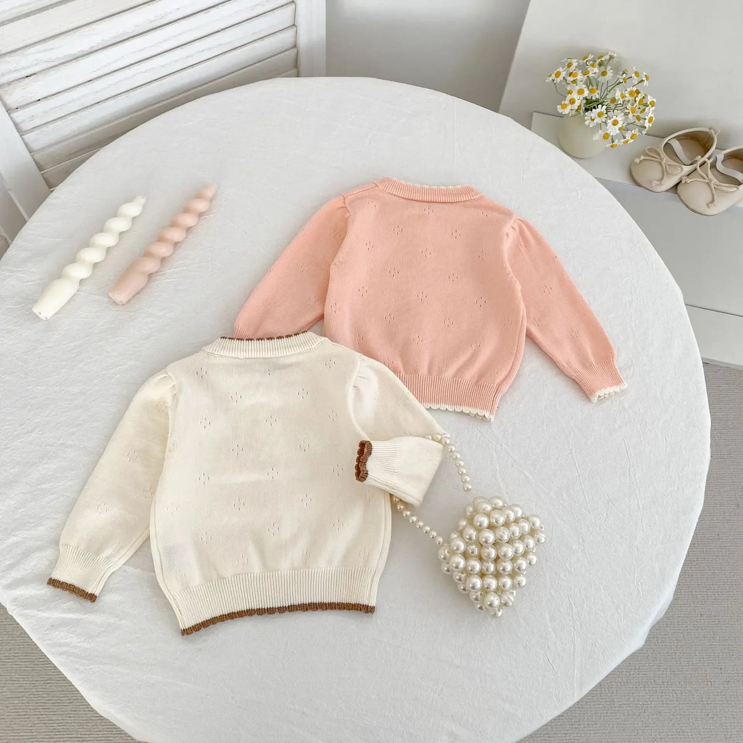 Cardigan en tricot printemps et automne
