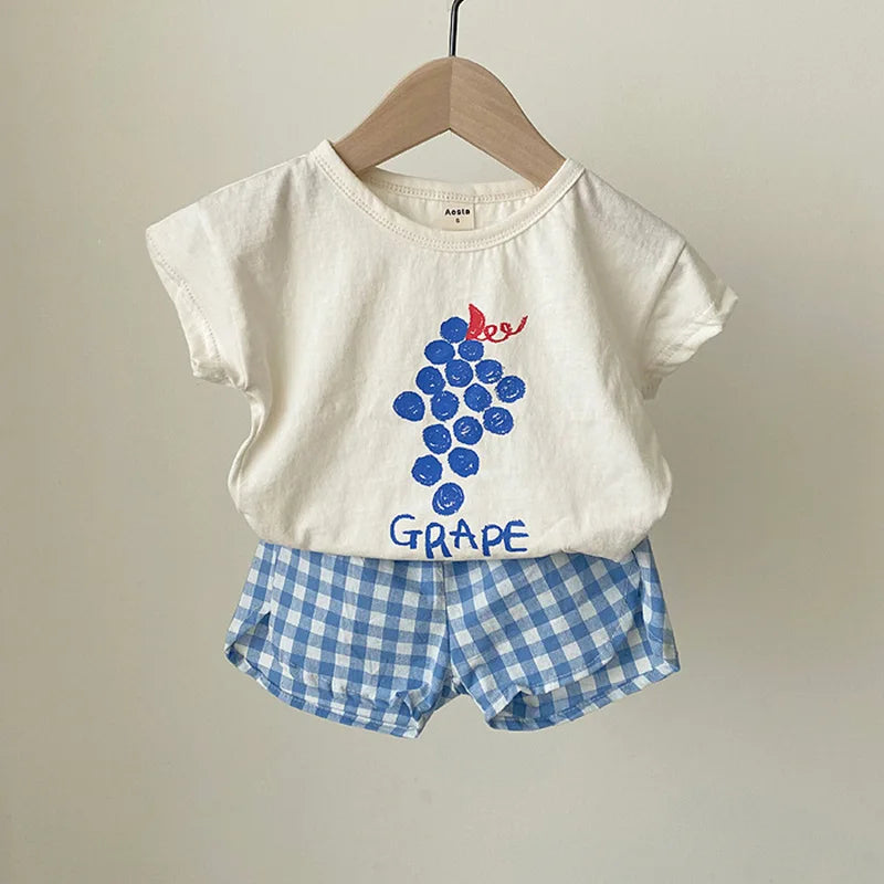 Pyjama bébé motif fruits