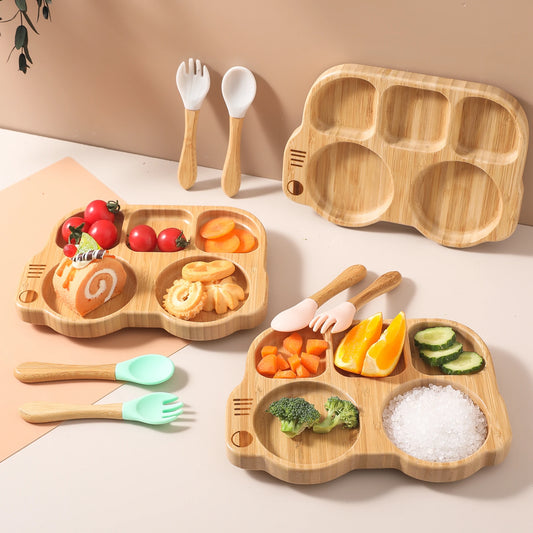 Assiette à ventouse en silicone pour bébé