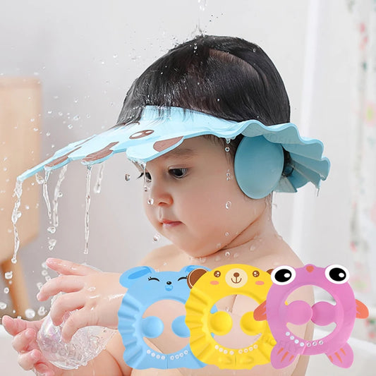 Bonnet de douche souple et réglable
