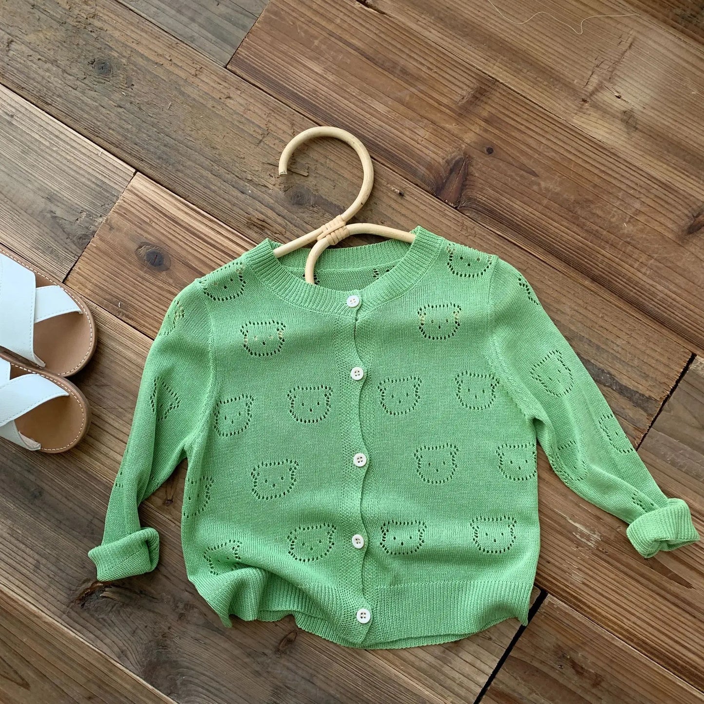 Cardigan d'été tricoté