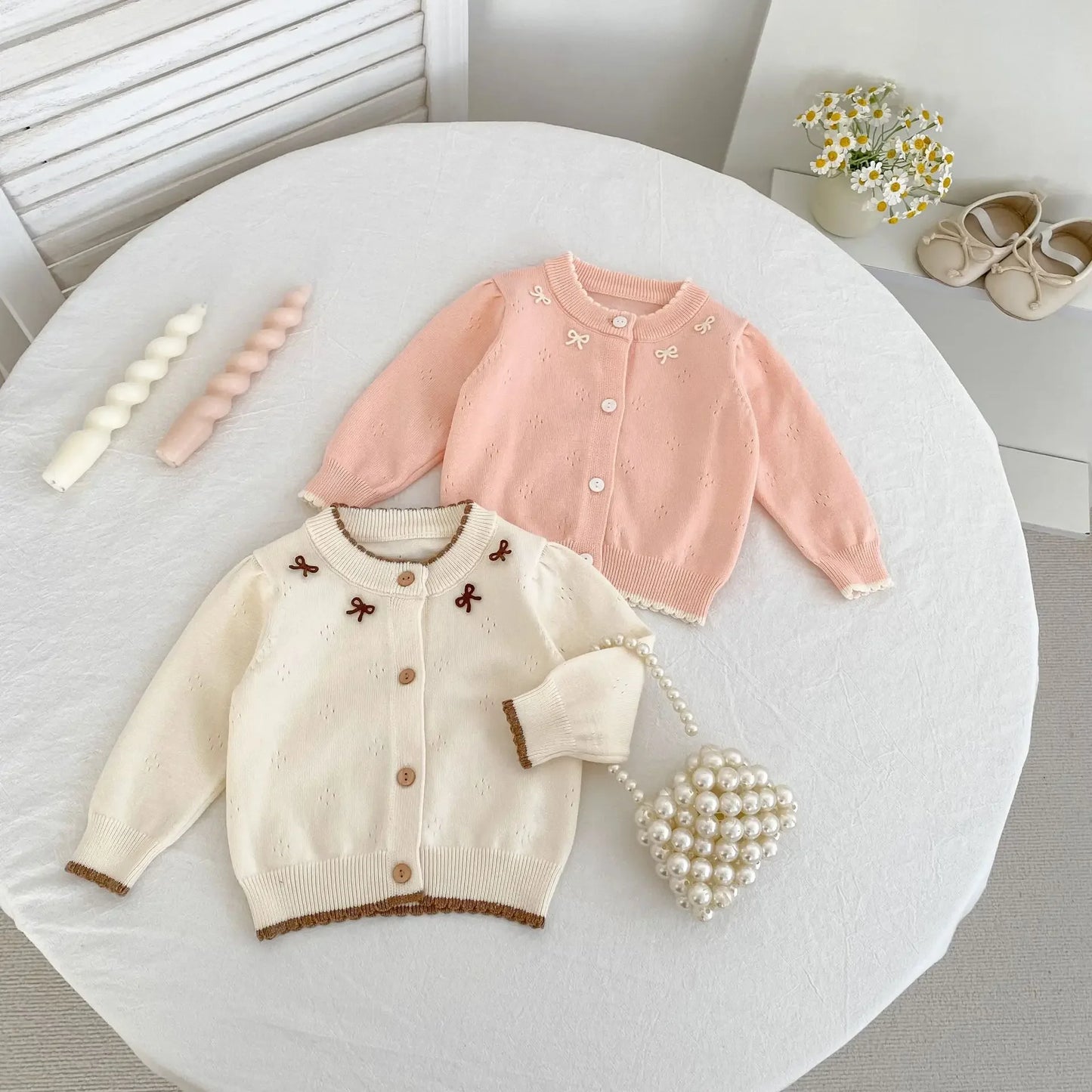 Cardigan en tricot printemps et automne