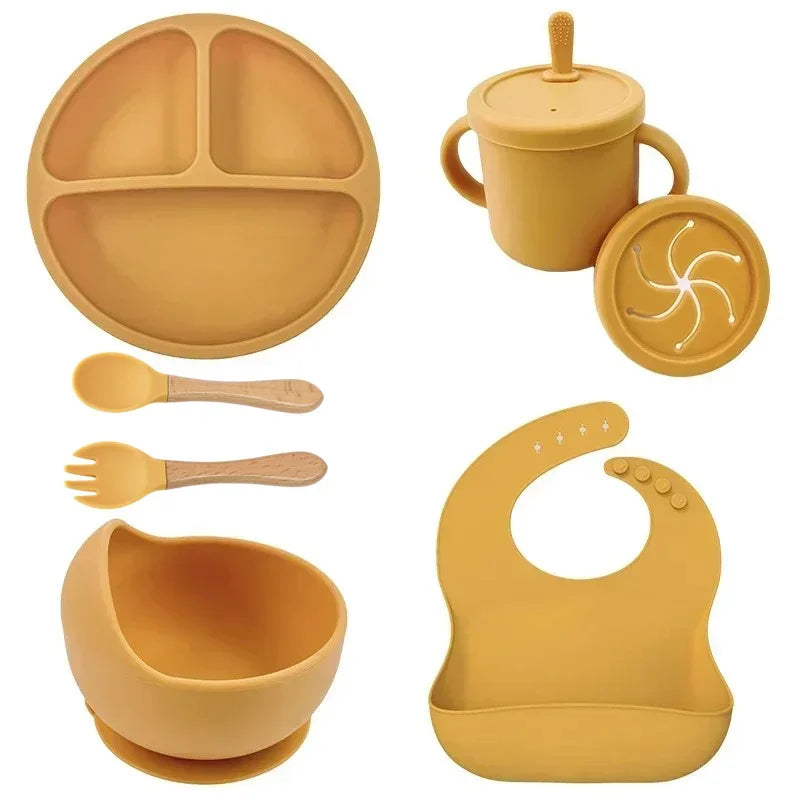 Ensemble de vaisselle en silicone